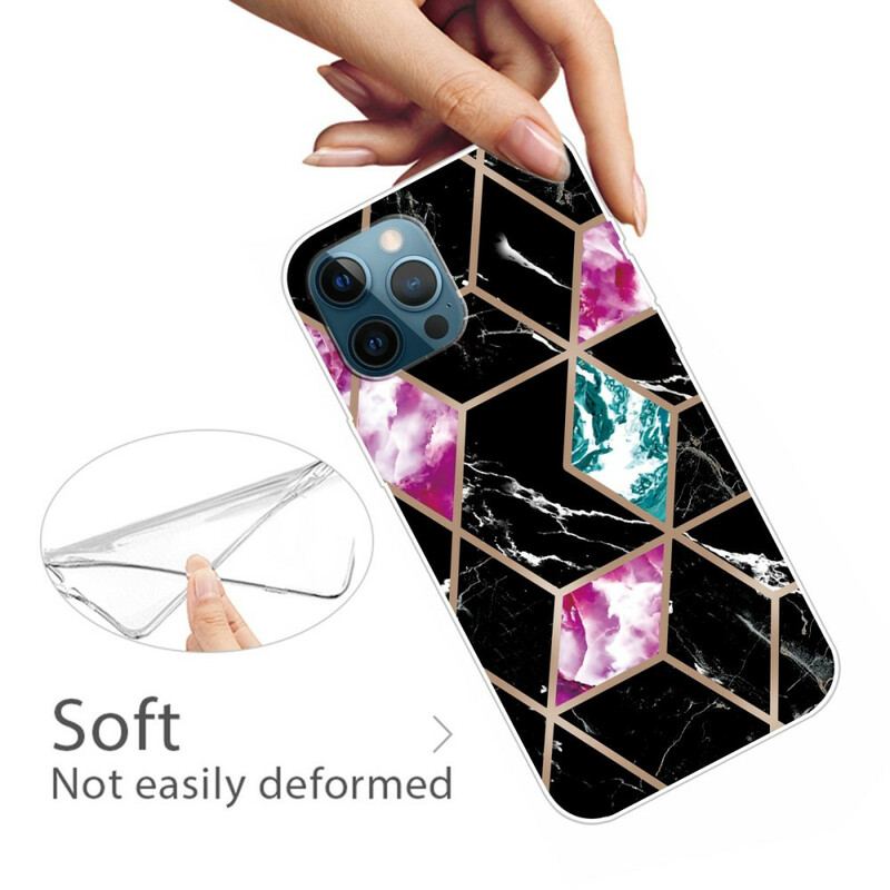 Cover iPhone 13 Pro Decline Geometrisk Marmor