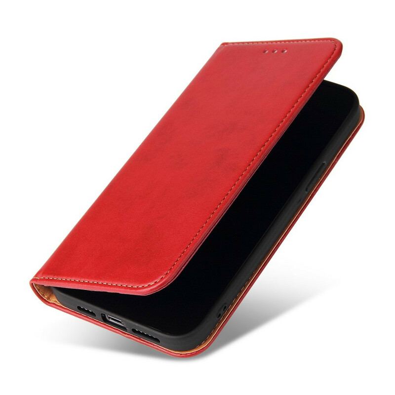 Cover iPhone 13 Pro Flip Cover Imiteret Læder Ædruelighed