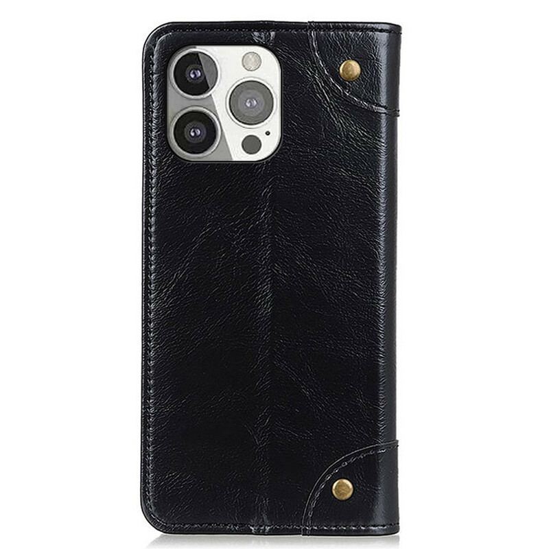 Cover iPhone 13 Pro Flip Cover Vintage Nitter