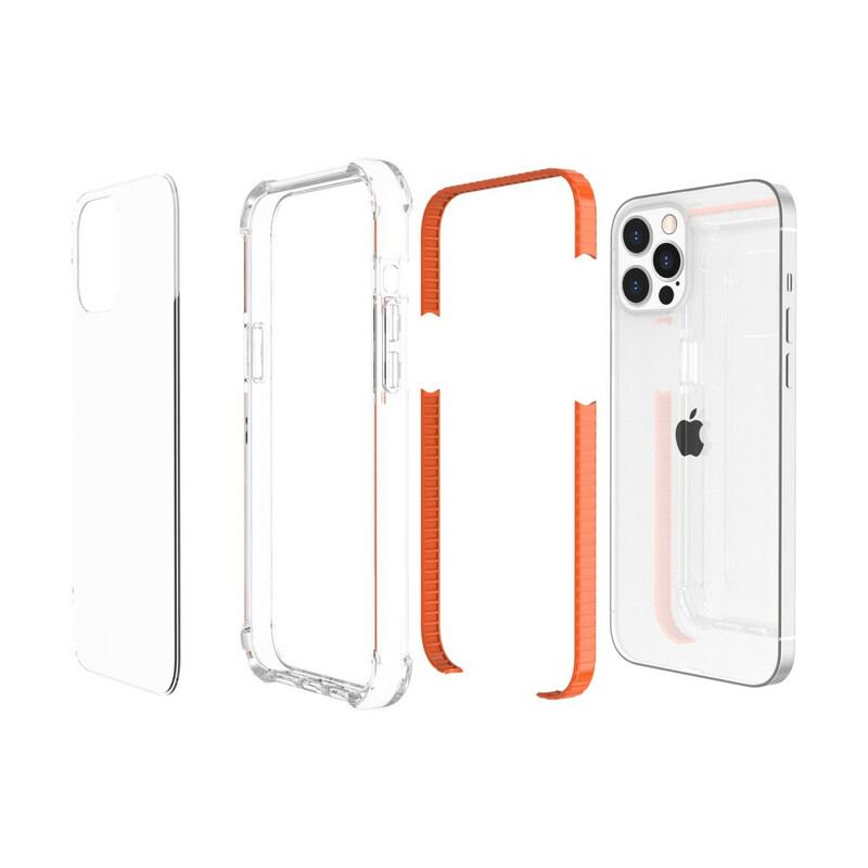 Cover iPhone 13 Pro Gennemsigtige Silikonekanter