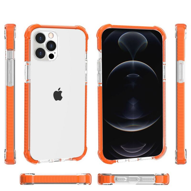 Cover iPhone 13 Pro Gennemsigtige Silikonekanter