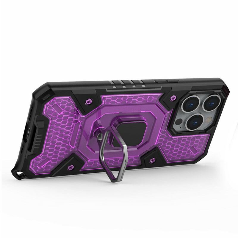 Cover iPhone 13 Pro Honeycomb Med Ring