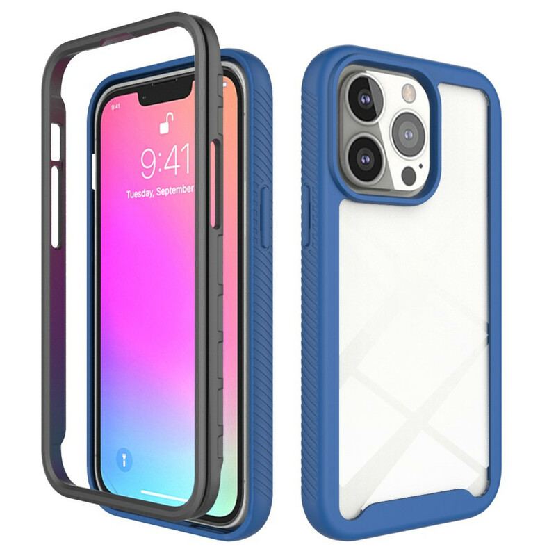 Cover iPhone 13 Pro Hybrid Design Silikone Kanter