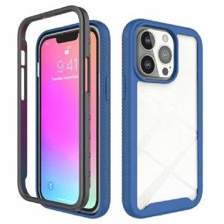 Cover iPhone 13 Pro Hybrid Design Silikone Kanter