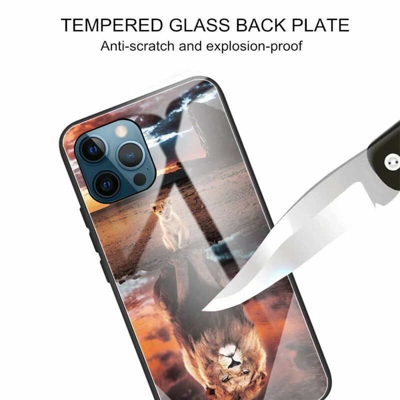 Cover iPhone 13 Pro Lion Cub's Dream Hærdet Glas