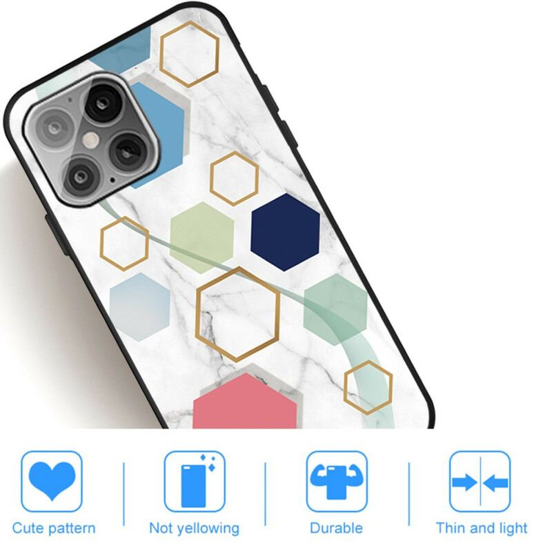 Cover iPhone 13 Pro Marmor Geometri