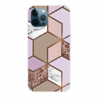 Cover iPhone 13 Pro Marmor Geometri