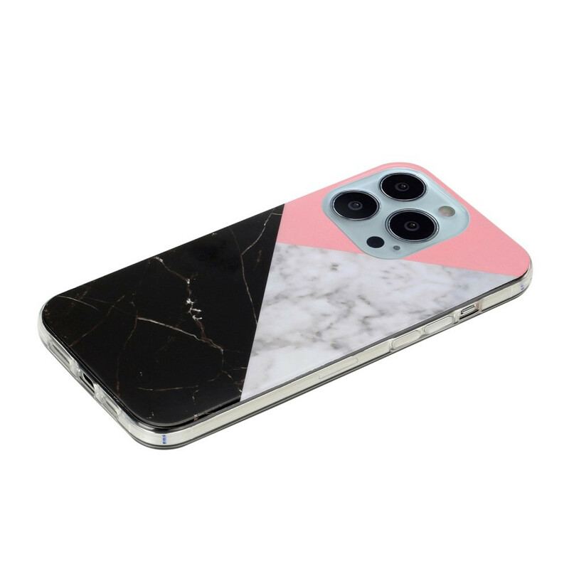 Cover iPhone 13 Pro Marmor Geometrier