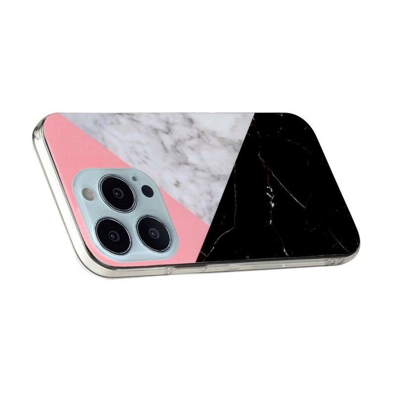 Cover iPhone 13 Pro Marmor Geometrier