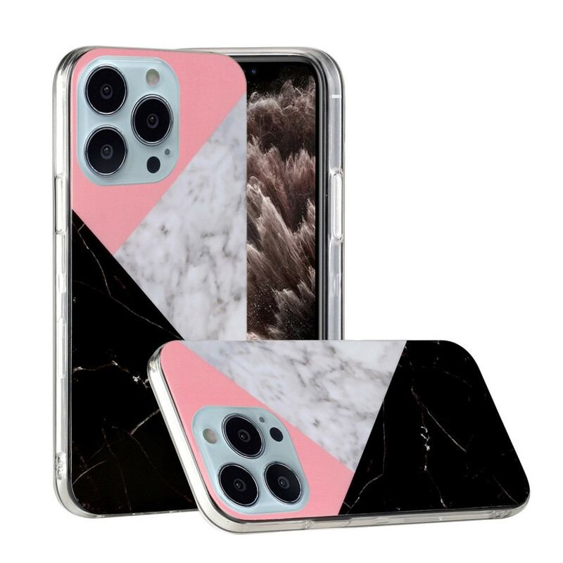 Cover iPhone 13 Pro Marmor Geometrier