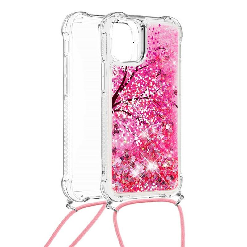 Cover iPhone 13 Pro Med Snor Sequin Snøretræ