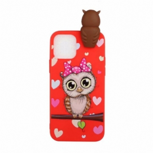 Cover iPhone 13 Pro Miss Owl 3d