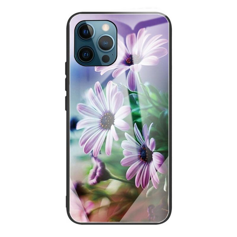 Cover iPhone 13 Pro Realistiske Hærdet Glas Blomster