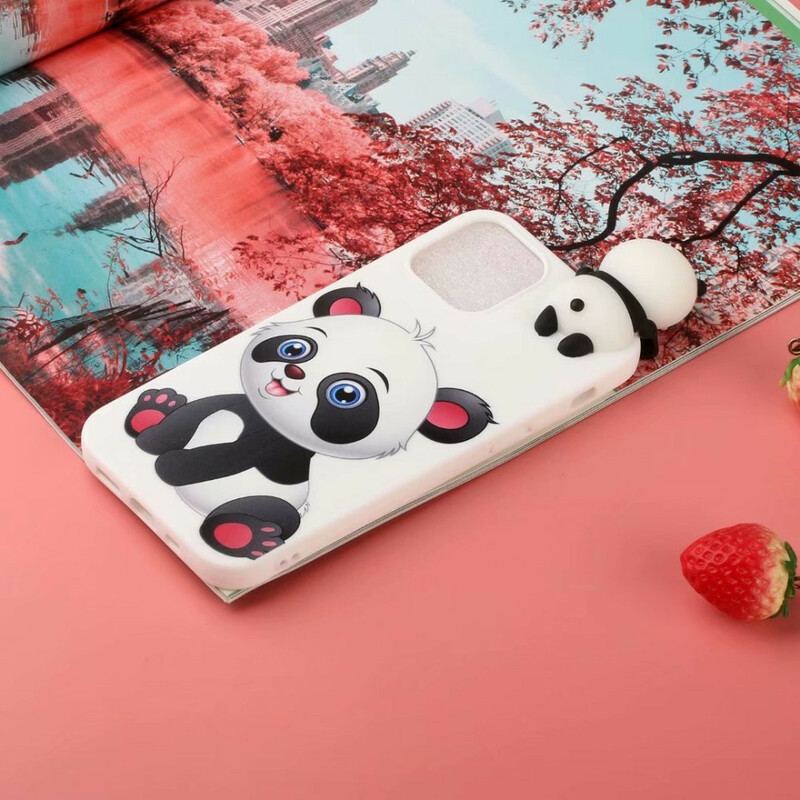 Cover iPhone 13 Pro Sød Panda 3d