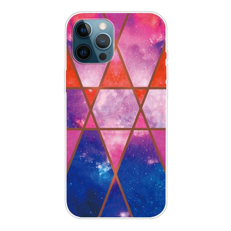 Cover iPhone 13 Pro Variabel Geometrisk Marmor