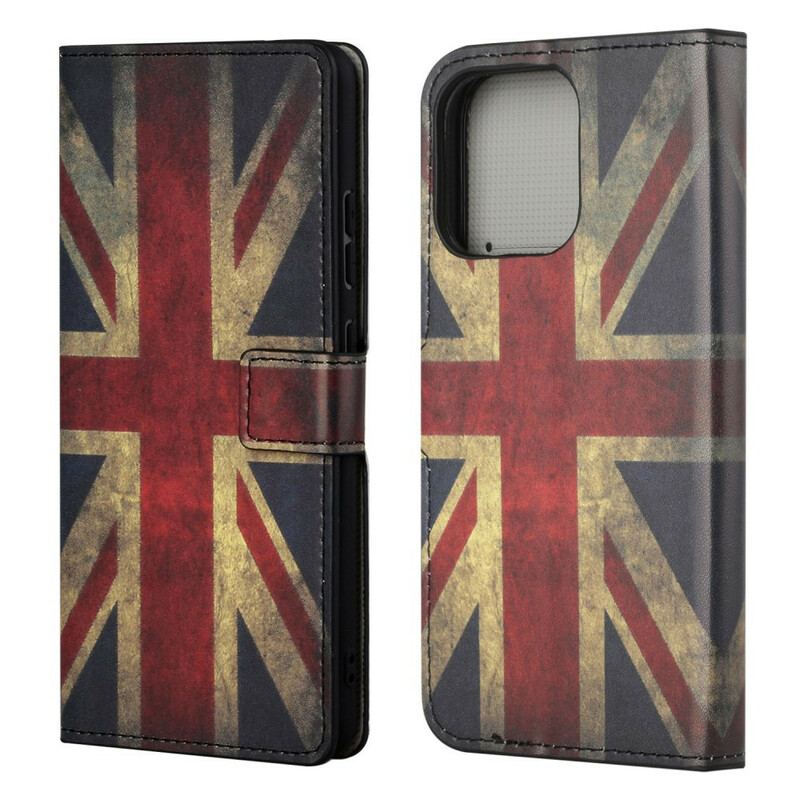 Flip Cover iPhone 13 Pro England Flag