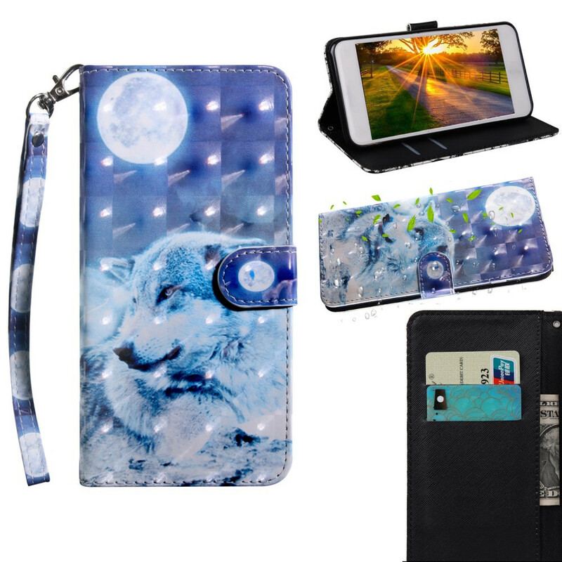 Flip Cover iPhone 13 Pro Lys Spot Gerald The Wolf