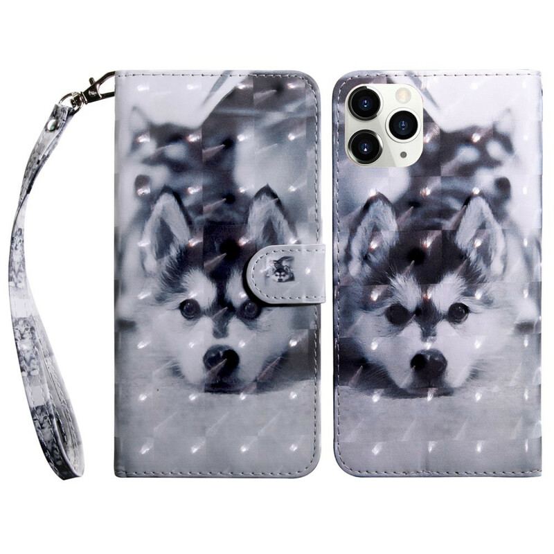 Flip Cover iPhone 13 Pro Lys Spot Hunden Gustave