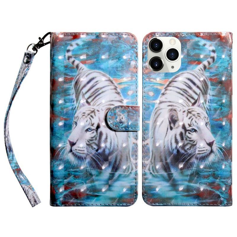 Flip Cover iPhone 13 Pro Lys Spot Lucien The Tiger