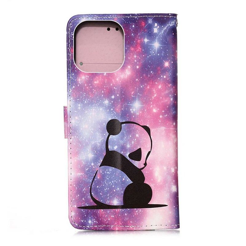 Flip Cover iPhone 13 Pro Panda Galaxy