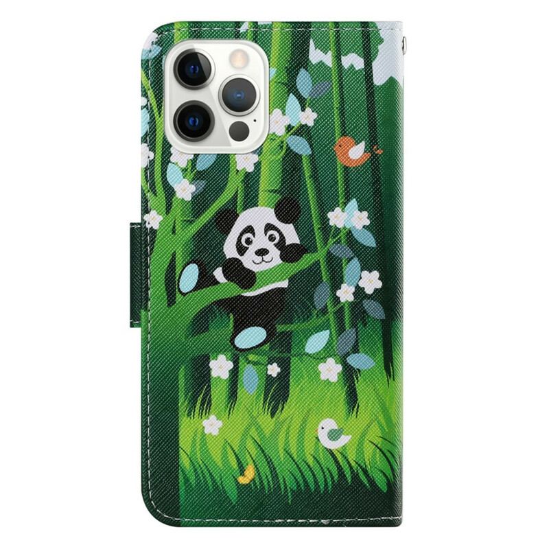 Flip Cover iPhone 13 Pro Panda Walk