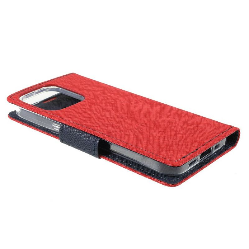 Flip Cover iPhone 13 Pro Tofarvet Mercury Goospery