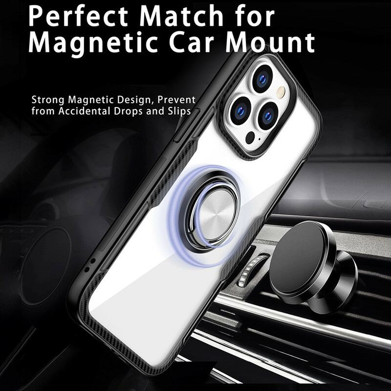 Mobilcover iPhone 13 Pro Carbon Fiber Metal Ring