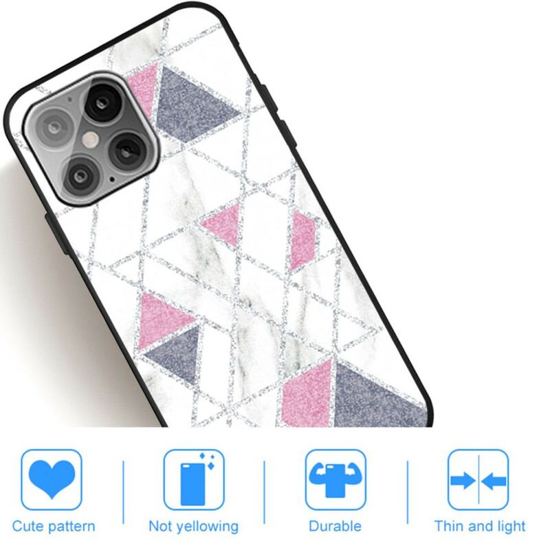 Mobilcover iPhone 13 Pro Glitter Marmor