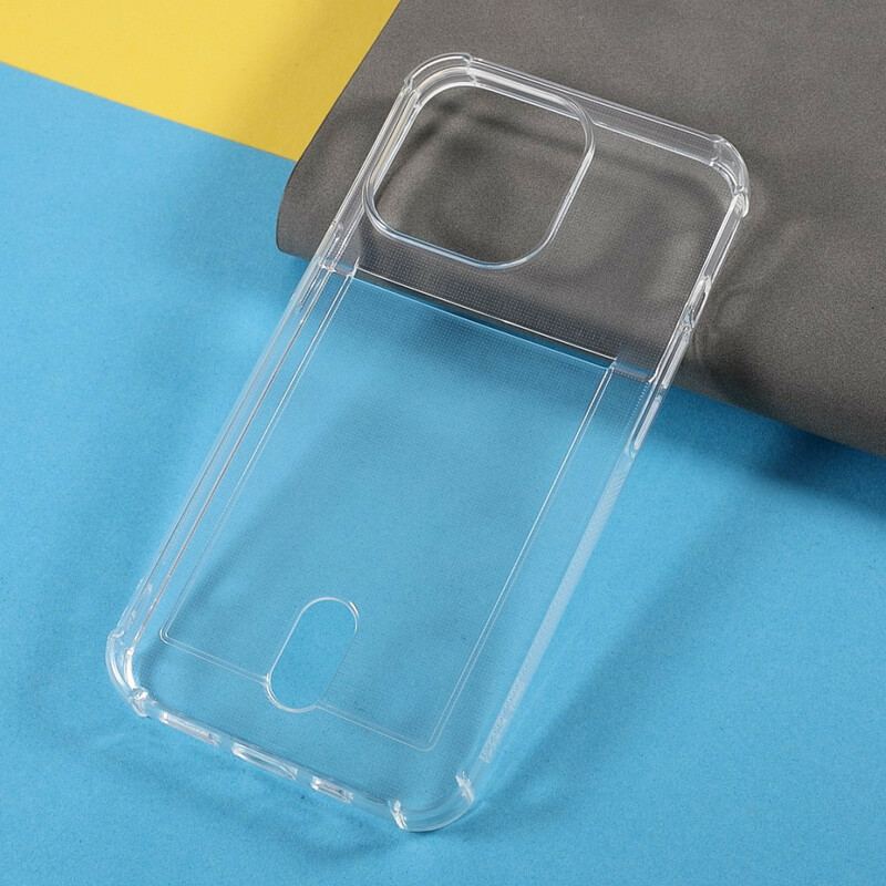 Mobilcover iPhone 13 Pro Transparent Farvekortholder