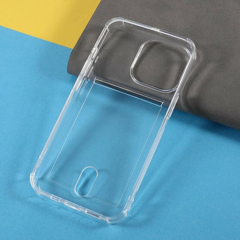 Mobilcover iPhone 13 Pro Transparent Farvekortholder