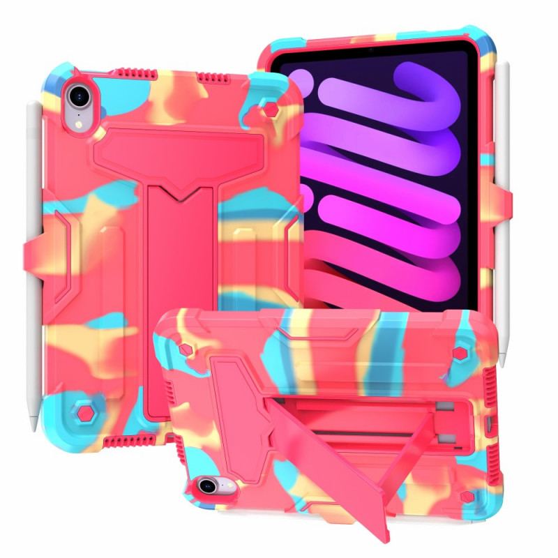 Cover iPad Mini 6 (2021) Modstandsdygtig Aftagelig Støttecamouflage