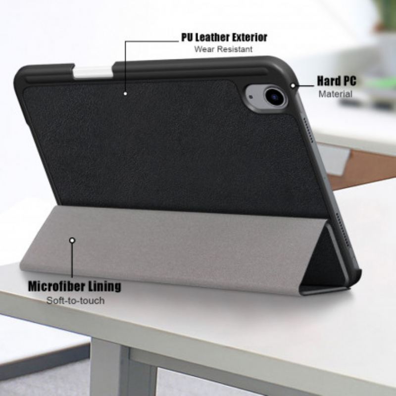 Cover iPad Mini 6 (2021) Trifold Stylus Holder