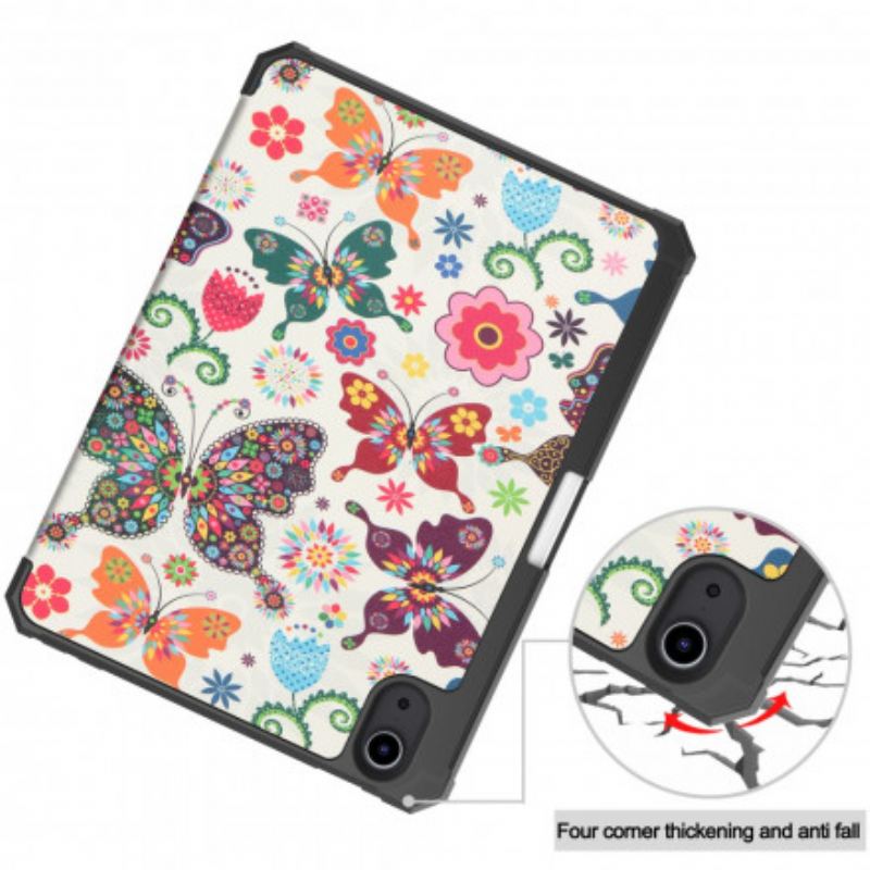 Cover iPad Mini 6 (2021) Vintage Blomsterpenneholder