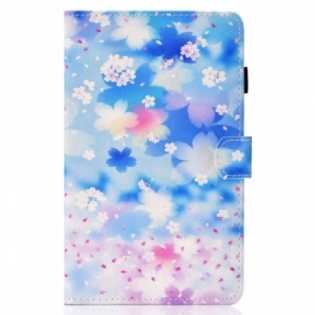 Flip Cover iPad Mini 6 (2021) Akvarel Blomster