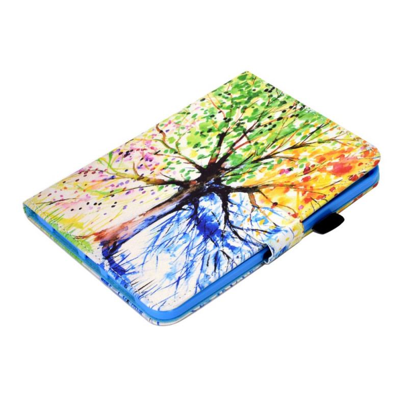 Flip Cover iPad Mini 6 (2021) Akvarel Træ