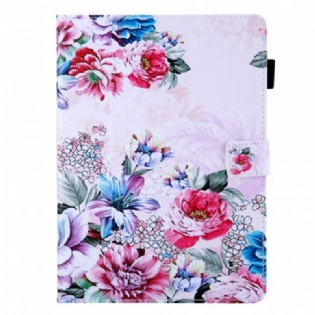 Flip Cover iPad Mini 6 (2021) Blomster Design