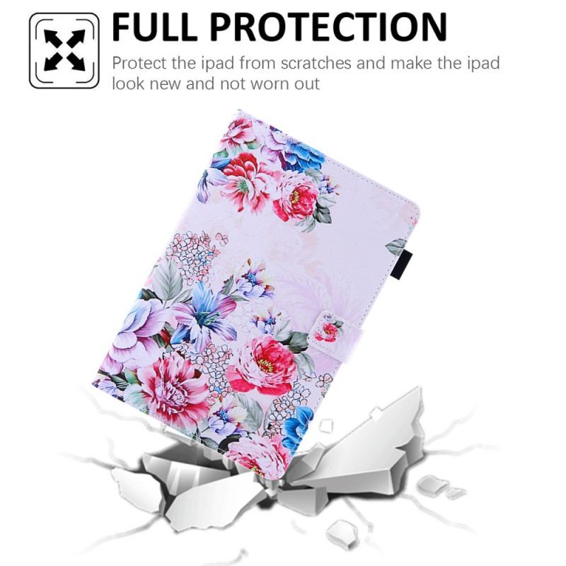 Flip Cover iPad Mini 6 (2021) Blomster Design