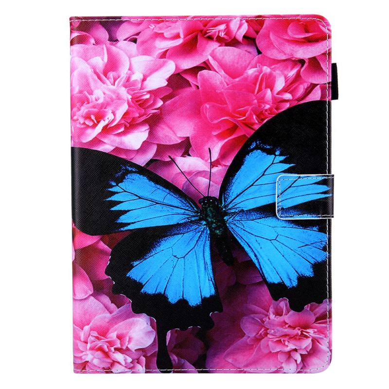 Flip Cover iPad Mini 6 (2021) Blomster Sommerfugl