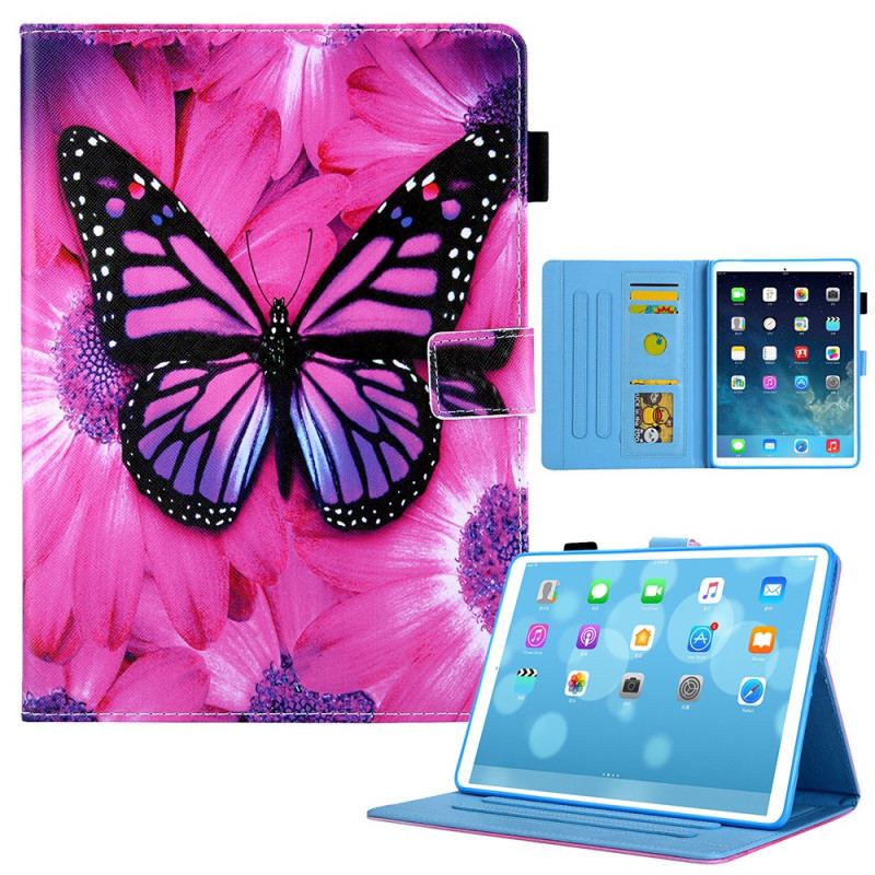 Flip Cover iPad Mini 6 (2021) Blomster Sommerfugl