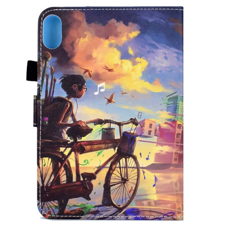 Flip Cover iPad Mini 6 (2021) Cykel Kunst