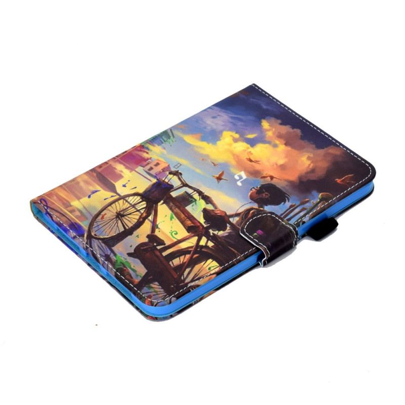 Flip Cover iPad Mini 6 (2021) Cykel Kunst