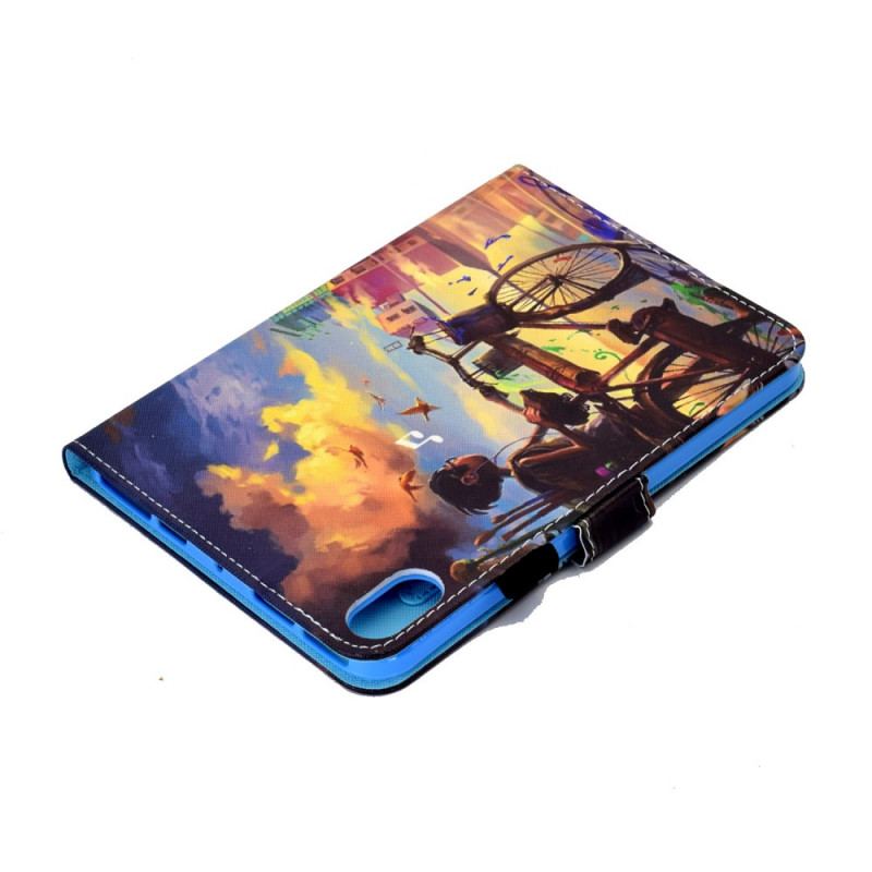 Flip Cover iPad Mini 6 (2021) Cykel Kunst