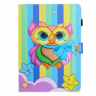 Flip Cover iPad Mini 6 (2021) Flerfarvet Ugle