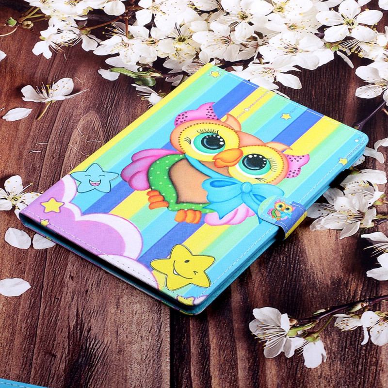 Flip Cover iPad Mini 6 (2021) Flerfarvet Ugle