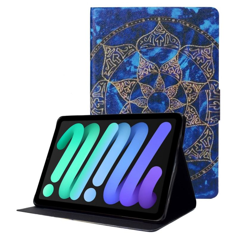 Flip Cover iPad Mini 6 (2021) Forfædres Mandala Mønster