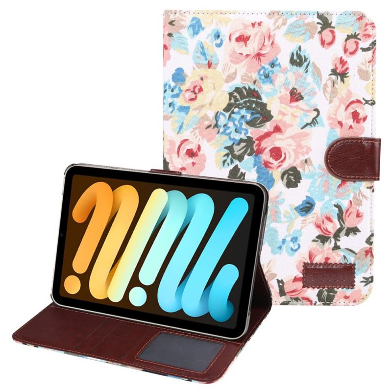 Flip Cover iPad Mini 6 (2021) Frihedsblomster