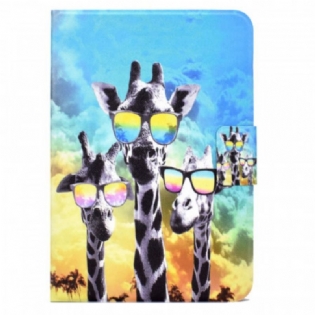 Flip Cover iPad Mini 6 (2021) Funky Giraffer