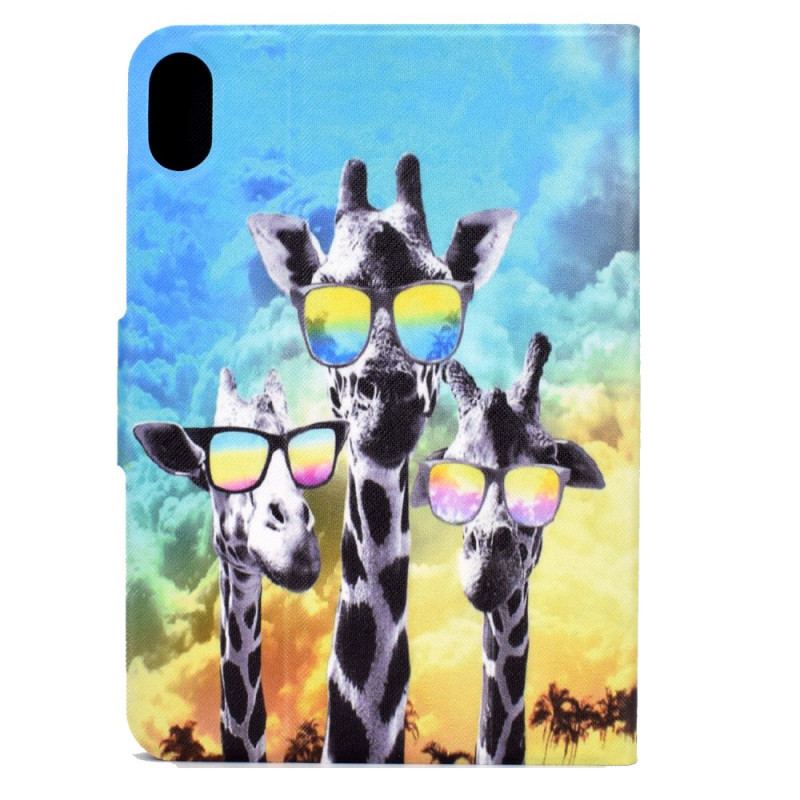 Flip Cover iPad Mini 6 (2021) Funky Giraffer