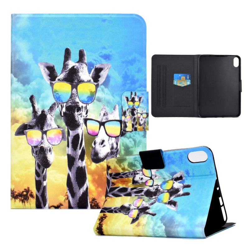 Flip Cover iPad Mini 6 (2021) Funky Giraffer