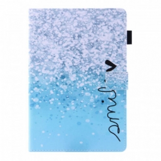 Flip Cover iPad Mini 6 (2021) Glitter Smil